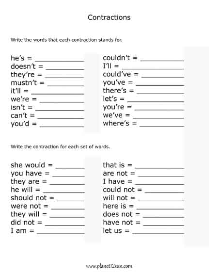 contractions