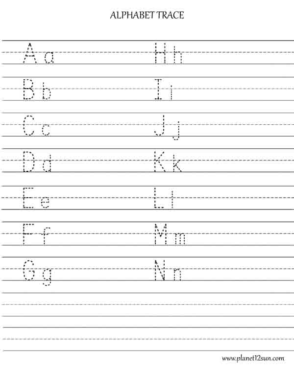 practice writing trace